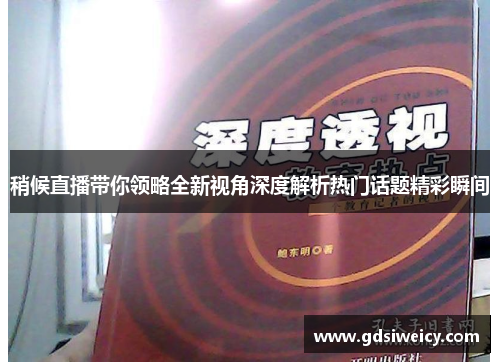 稍候直播带你领略全新视角深度解析热门话题精彩瞬间